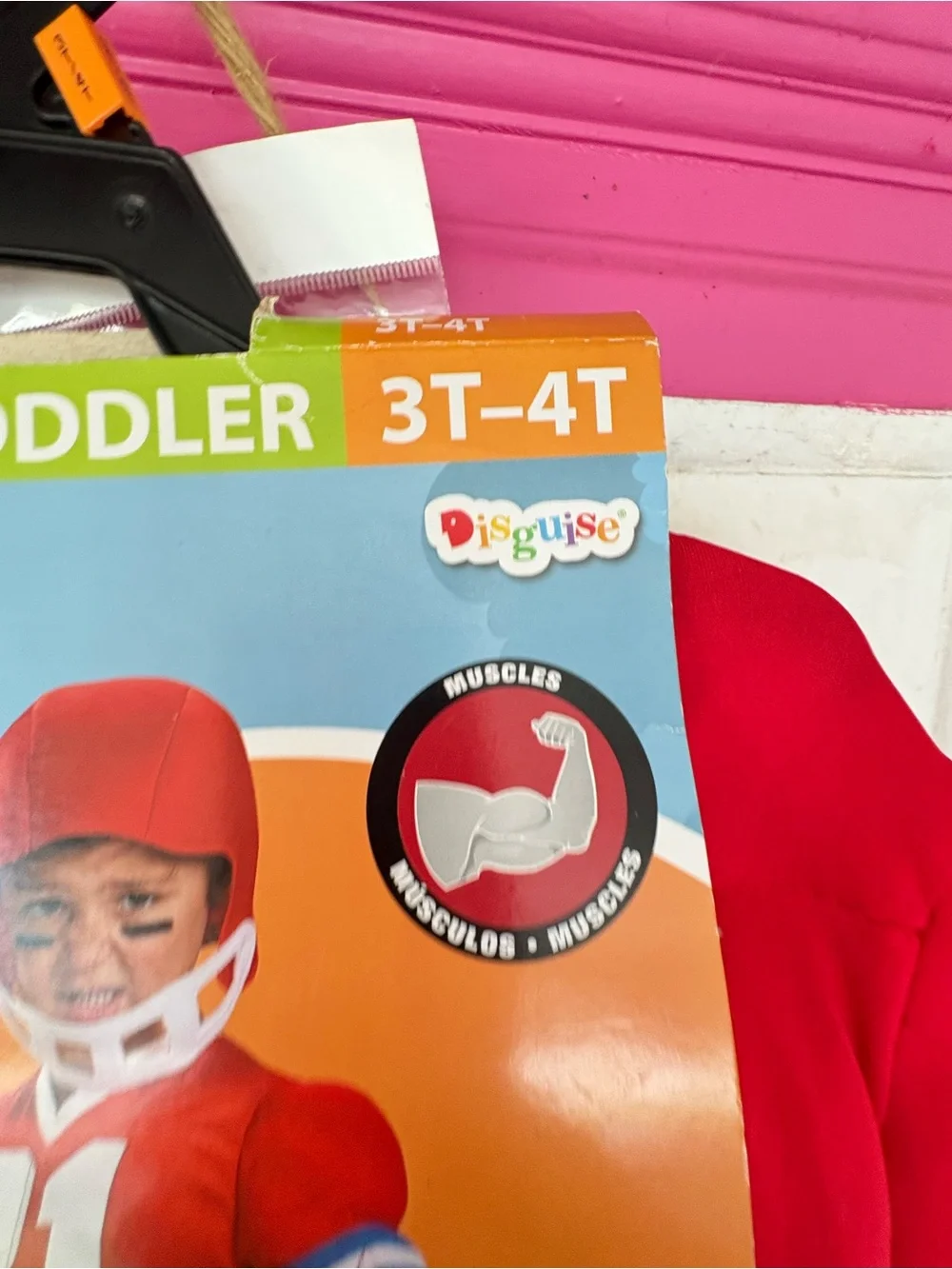 Disguise Toddler Football Player Costume - Red & Blue